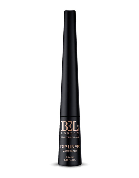 Bel London Bel London, Dip Liner, Wasser, Wasserdicht, Farbe, Konturierung, Flüssiger Eyeliner, Matt Schwarz, 2.5 ml Regular