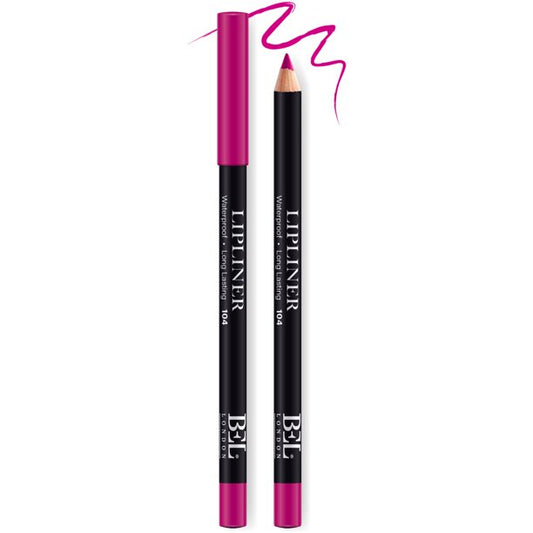 Bel London Bel London, BEL London, Hydriertes Pflanzenöl, Wasserdicht, Kontur, Lipliner, 104, Rosa, 0.78 g Regular