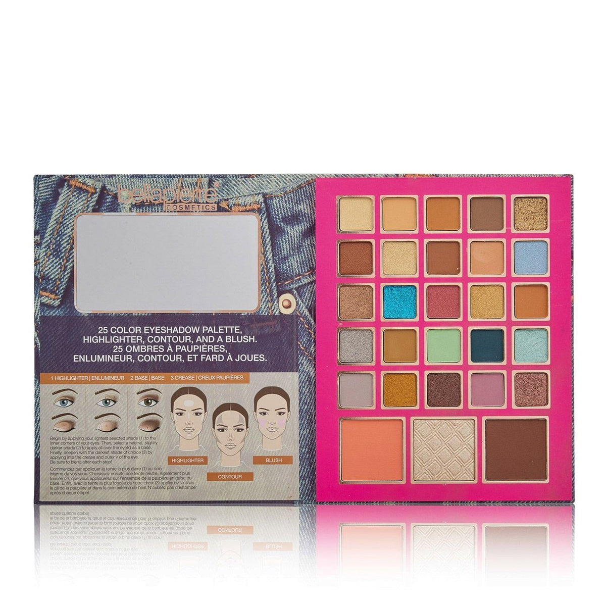 Bellapierre Cosmetics, 90's Glam, Mehrzweck, Gesichtspalette, 42.5