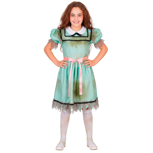 "BESESSEN" (Kleid, Gürtel, Strümpfe) – Vorderansicht