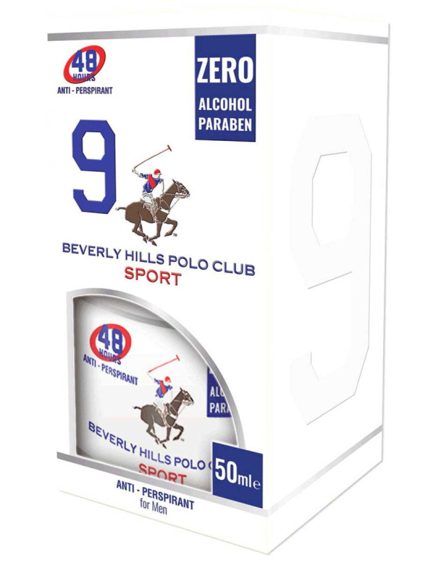 Beverly Hills Polo Club, 1982 - Sport 9, Antitranspirant, Deodorant Spray, Für Männer, 50 ml