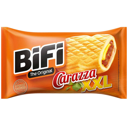 BiFi The Original Carazza XXL 75g Weizengebäck mit Salami Pizza-Sauce und Käse