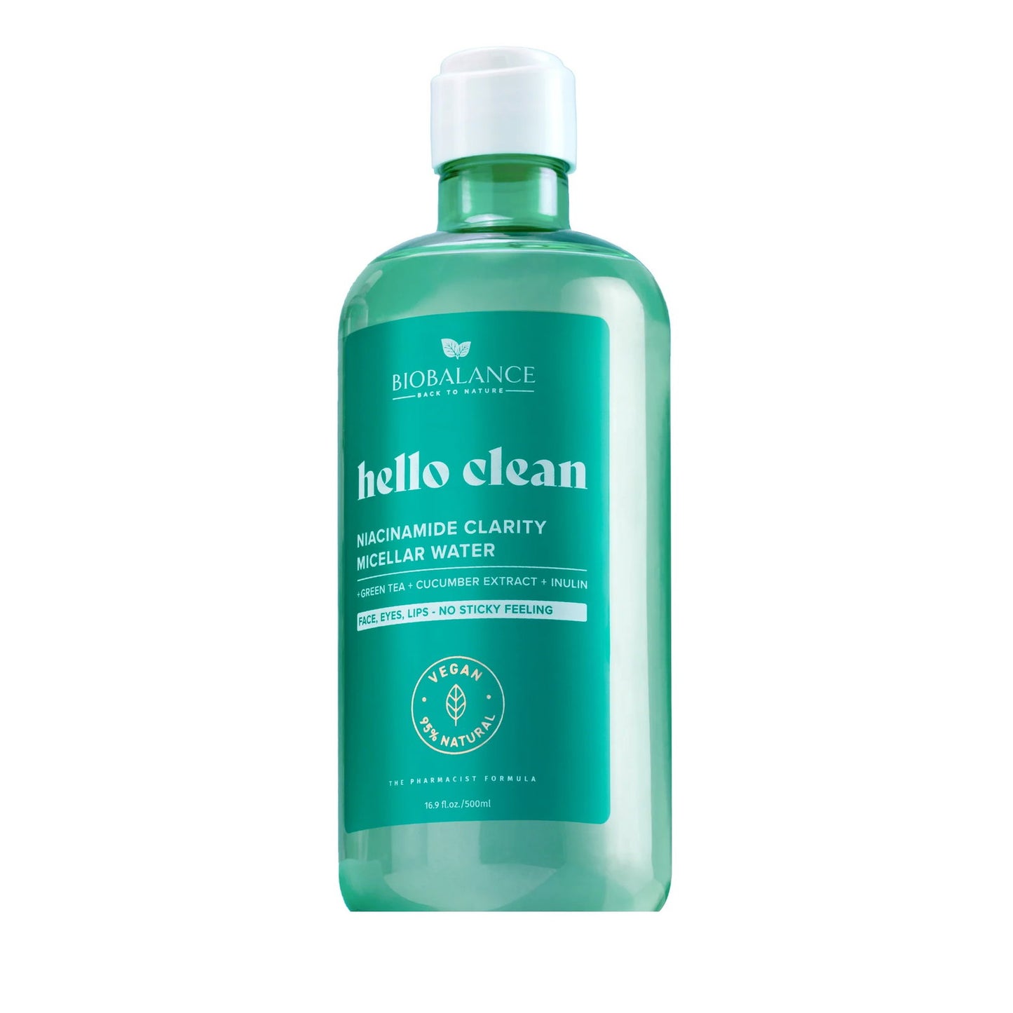 Bio Balance, Niacinamide Clarity, Reinigung und Reinigung, Mizellenwasser, Für fettige & Mischhaut, 500 ml