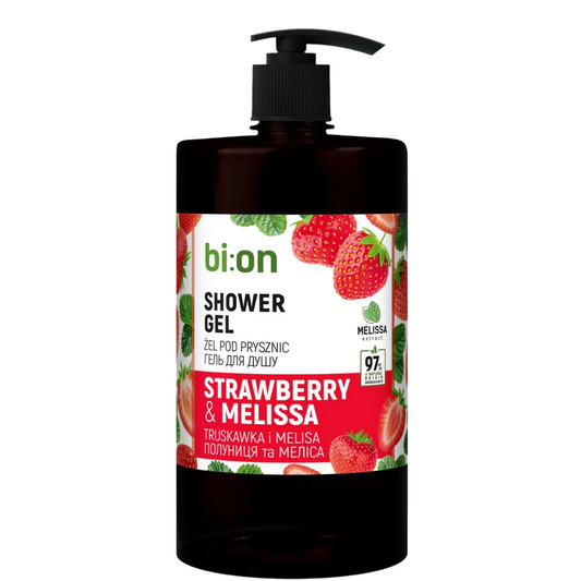 Bio Naturell Bio Naturell, Bio Naturell, Strawberry & Melisa, Duschgel, Für alle Hauttypen, 946 ml Regular