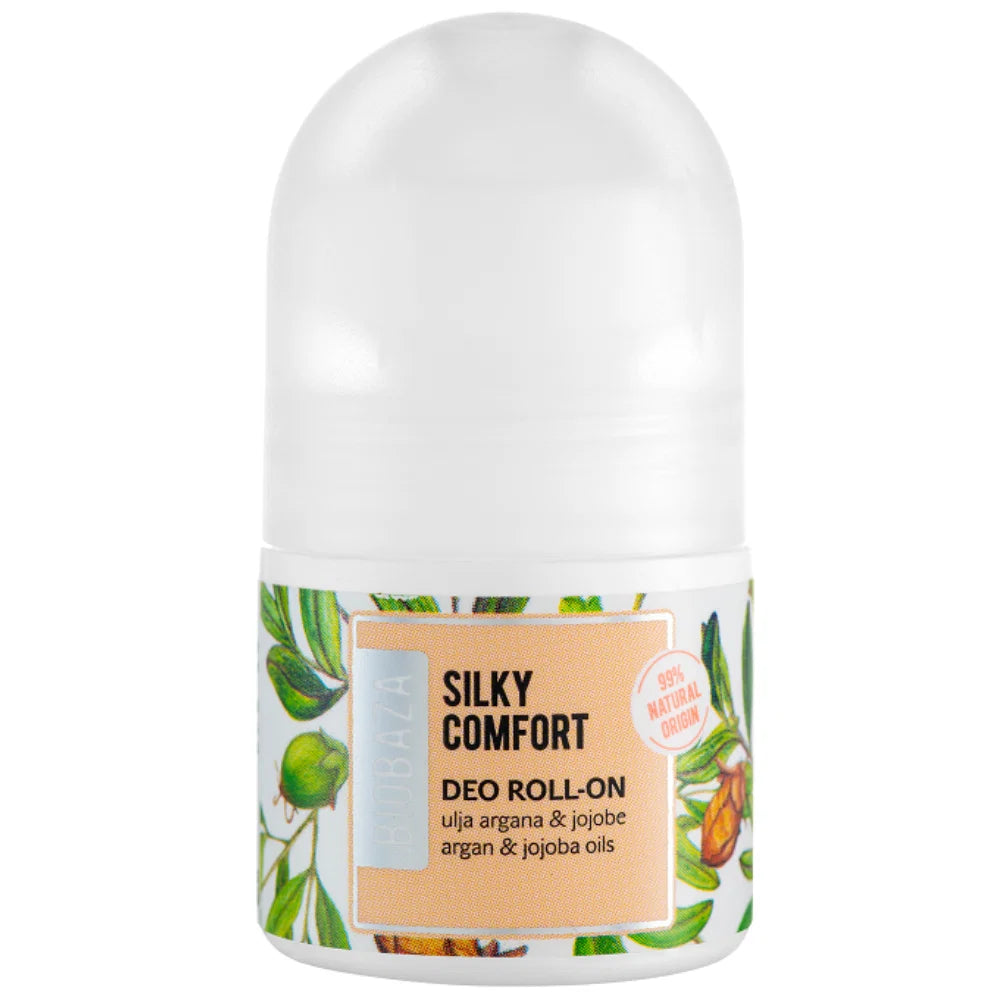 Biobaza, Silky Comfort, Natürliche Inhaltsstoffe, Nourishing & Protecting, Shea Butter & Jojoba, Antitranspirant, Für Frauen, 20 ml