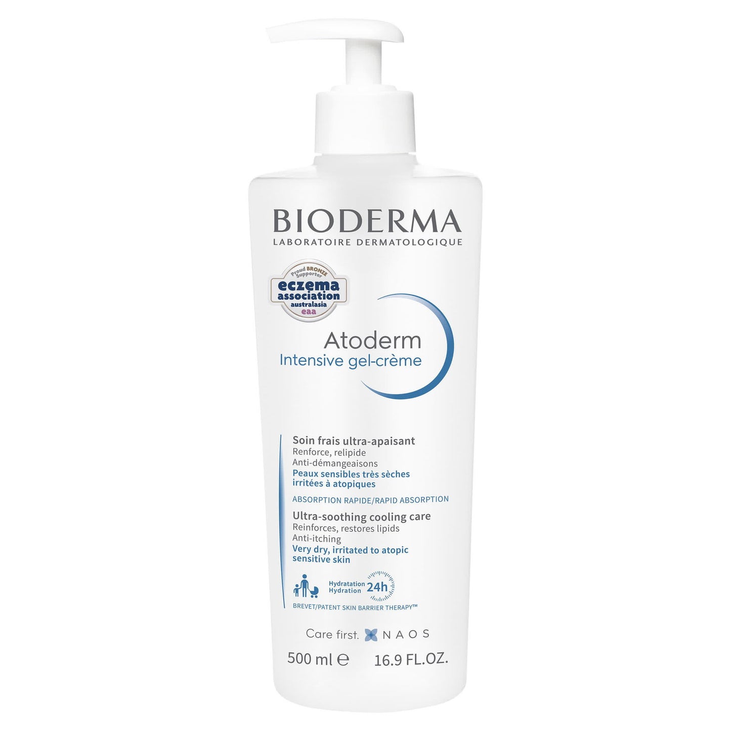 Bioderma Gel-Creme Bioderma, Atoderm Intensive, Ultra-beruhigend, Gelcreme, Für Gesicht & Körper, 500 ml Regular