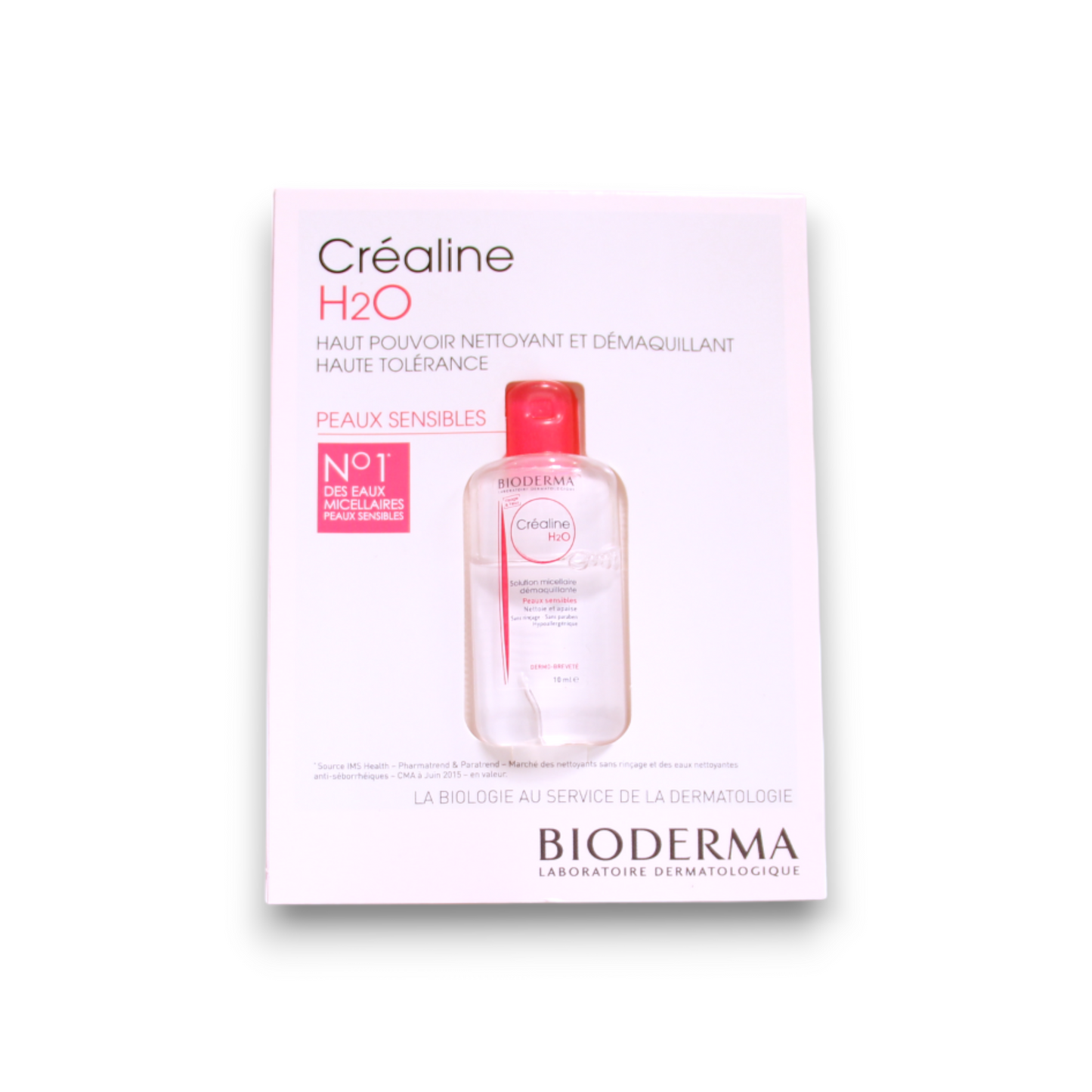 Bioderma Bioderma, Crealine, Duftfrei, Reinigung, Mizellenwasser, Für empfindliche Haut, 10 ml *Tester