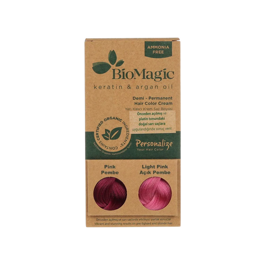 Biomagic Biomagic, Biomagic, Keratin & Argan Oil, Demi-permanente Haarfarbe, Pink, 250 ml *Tester
