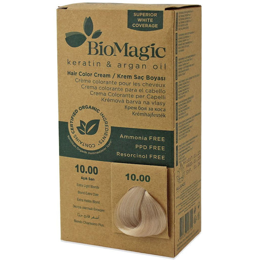 Biomagic Biomagic, Biomagic, Keratin & Argan Oil, Permanente Haarfarbe, 10.00 , 250 ml *Tester