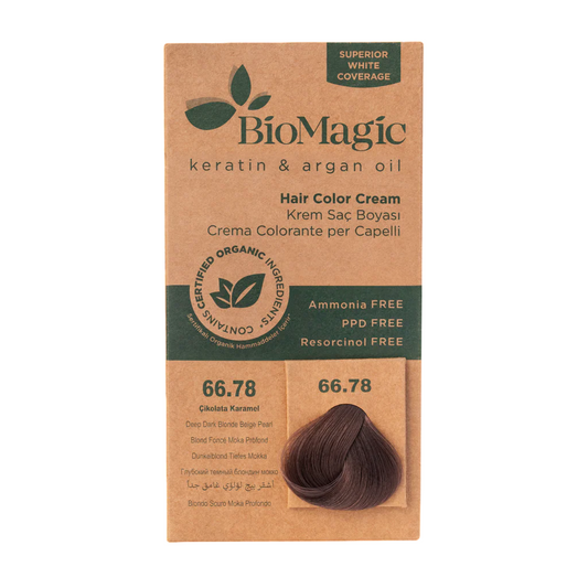 Biomagic Biomagic, Biomagic, Keratin & Argan Oil, Permanente Haarfarbe, 66.78 , 250 ml *Tester