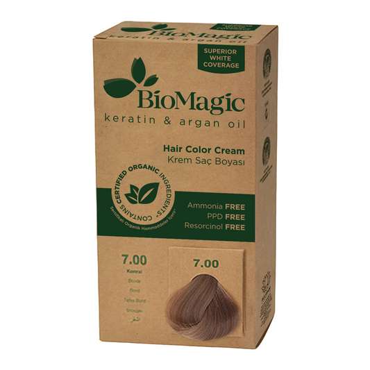 Biomagic Biomagic, Biomagic, Keratin & Argan Oil, Permanente Haarfarbe, 7.00 , 250 ml *Tester