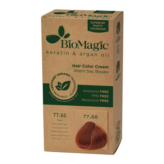 Biomagic Biomagic, Biomagic, Keratin & Argan Oil, Permanente Haarfarbe, 77.66 , 250 ml *Tester