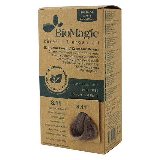 Biomagic Biomagic, Biomagic, Keratin & Argan Oil, Permanente Haarfarbe, 8.11 , 250 ml *Tester