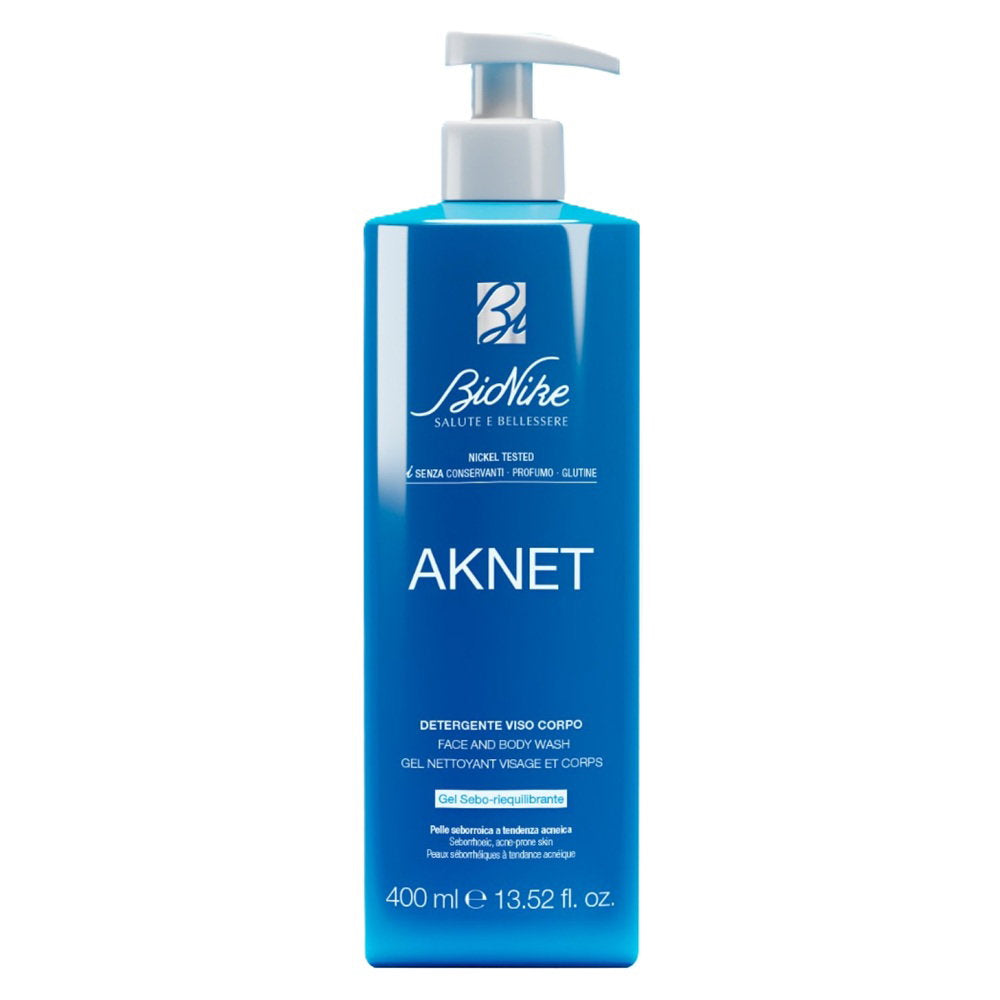 BioNike, Aknet, Reinigung und Reinigung, Reinigungsgel, For Face & For Body, 400 ml