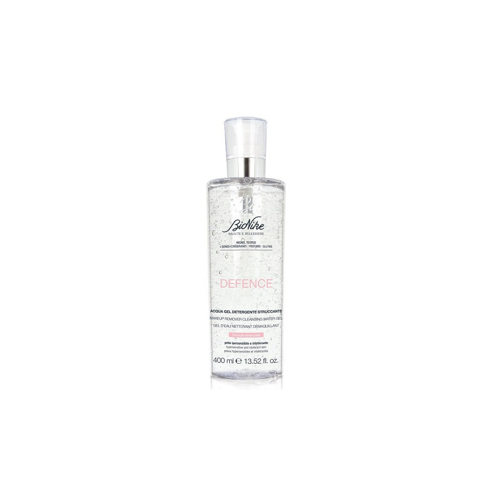 BioNike, Defence, Reinigung & Beruhigung, Reinigungs- und Abschminkgel 2-in-1, 400 ml