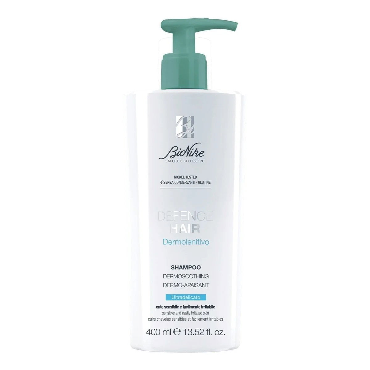 BioNike, Defense Hair, Haarshampoo, Soothing & Moisturising, 400 ml