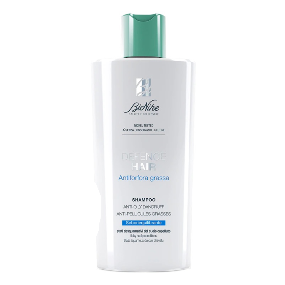 BioNike, Defense Hair Oily Anti-Dandruff, Haarshampoo, Anti-Dandruff & Purifying, 200 ml
