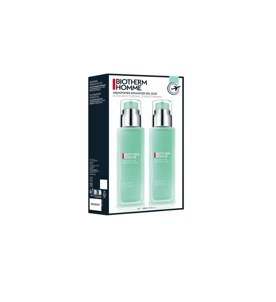 Biotherm, Aquapower, Ultra-feuchtigkeitsspendend, Täglich, Gel-Creme, Für das Gesicht, 2 stk, 100 ml