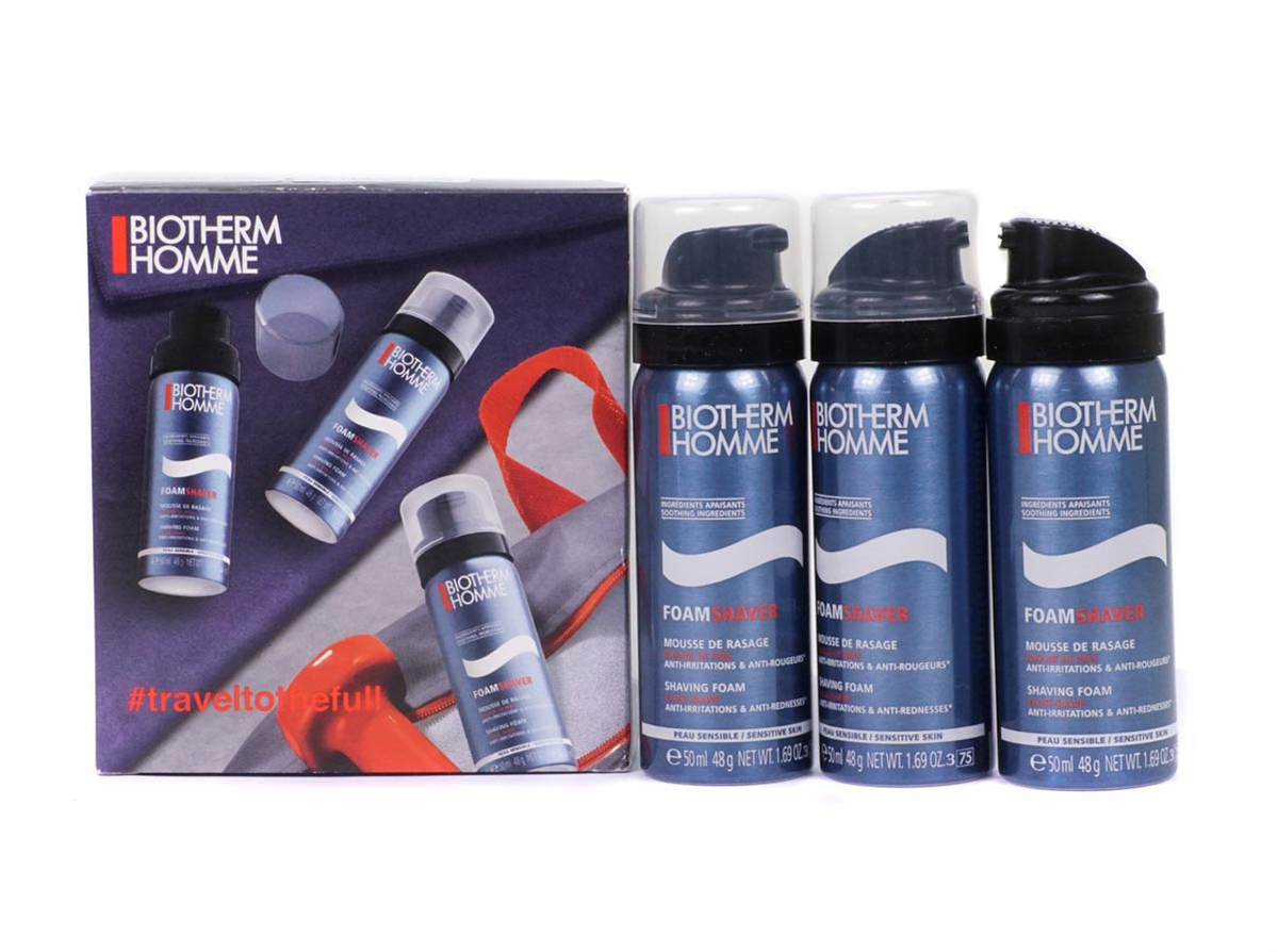 Set Trio, Biotherm, Biotherm, Gegen Irritation, Rasierschaum, 3 stk, 50 ml