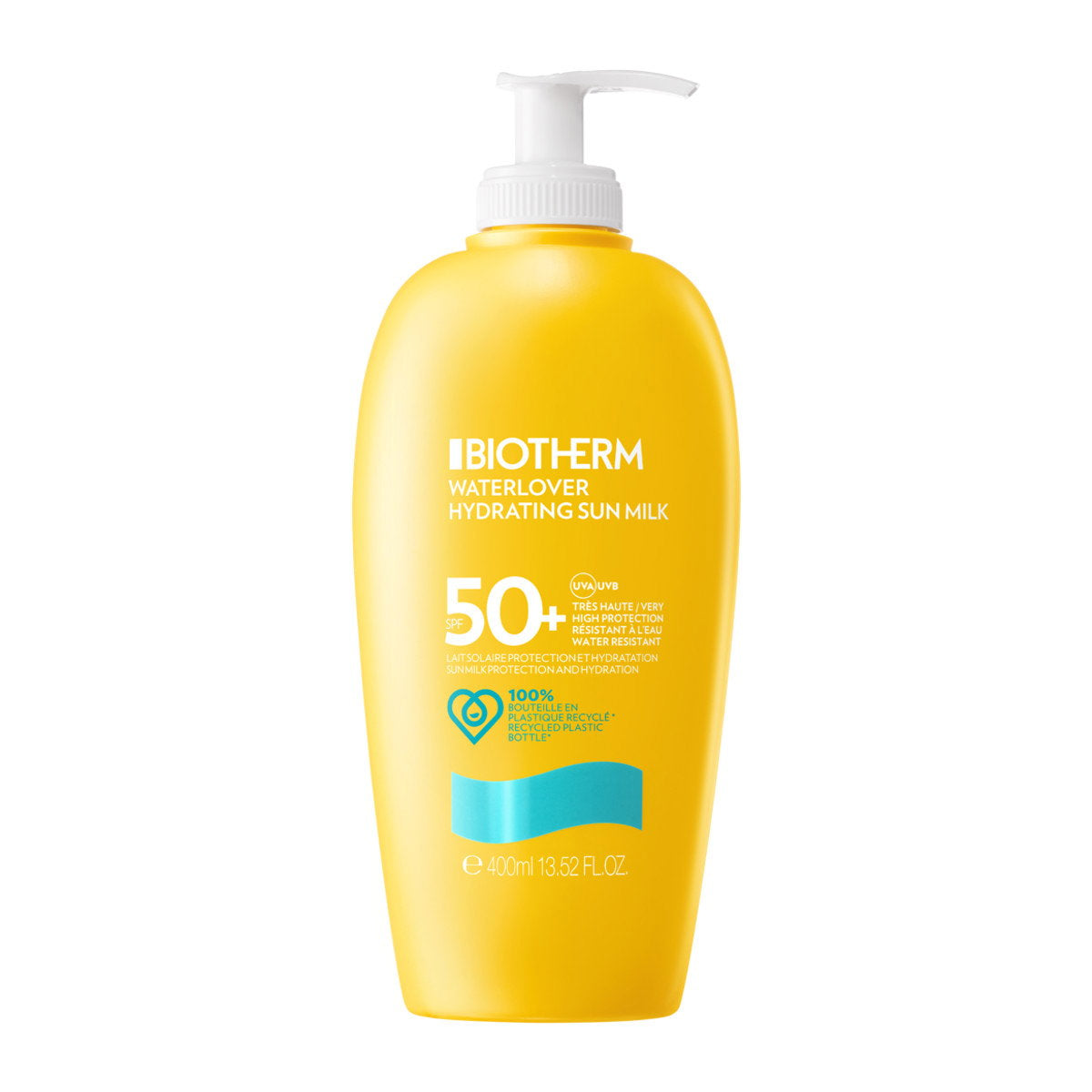 Biotherm, Waterlover, Hydratisierend, Sonnencreme, SPF 50, 400 ml
