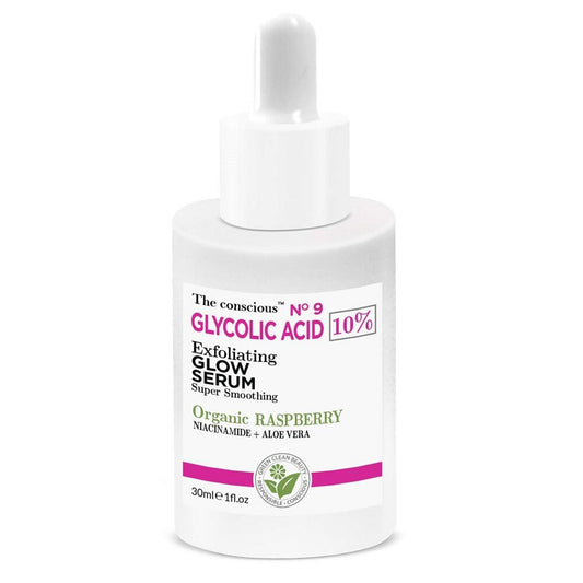 Biovene Biovene, The Conscious No.9, Glykolsäure, Peeling, Serum, Für das Gesicht, 30 ml Regular