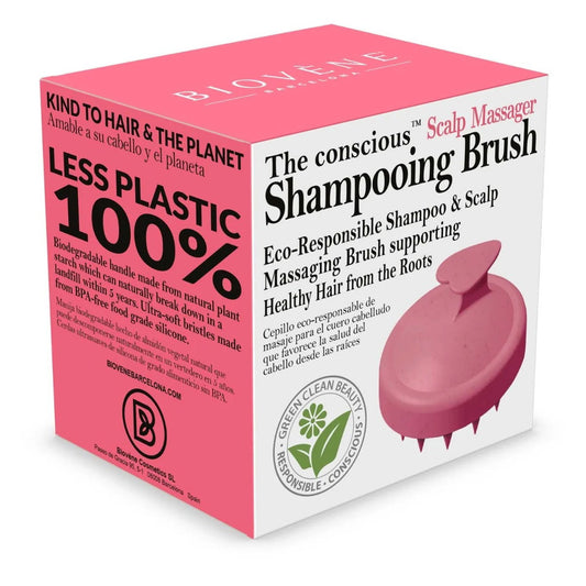 Biovene Biovene, The Conscious Shampooing Brush, Kopfhautbürste, Rosa Regular