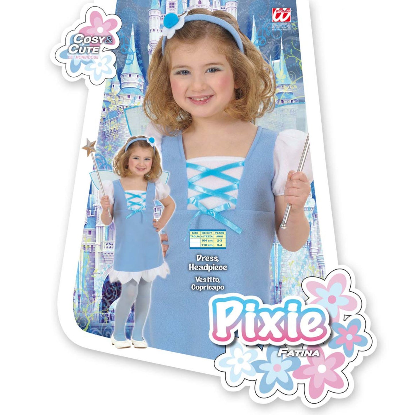 "BLAUE FEE" (Kleid, Kopfbedeckung) – Ansicht 3