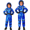 Widmann blauer Astronaut Overall mit Helm für Kinder – Produktansicht