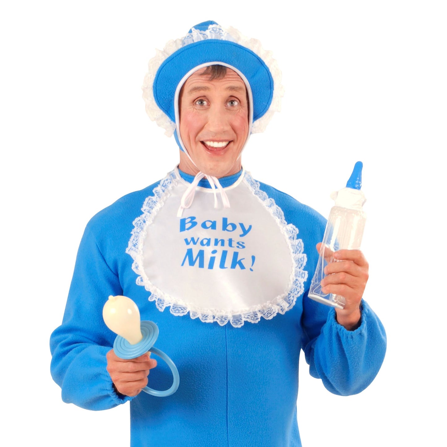 "BLAUER MAXISCHNULLER BABY MIT SOUND" 25 cm – Ansicht 3