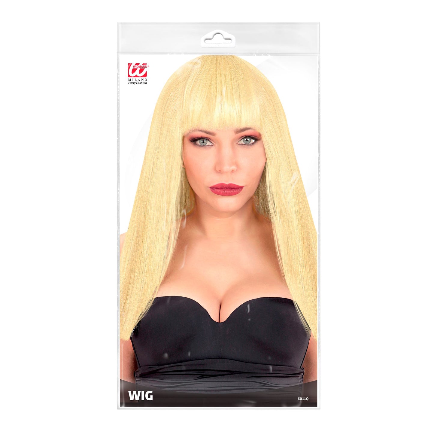 "BLONDE PERÜCKE FANNY" in Polybag – Detailansicht