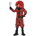"BÖSER CLOWN" (Oberteil, Hose, Kragen) – Vorderansicht