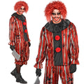 "BÖSER CLOWN" (Oberteil mit Kragen, Hosen) – Vorderansicht