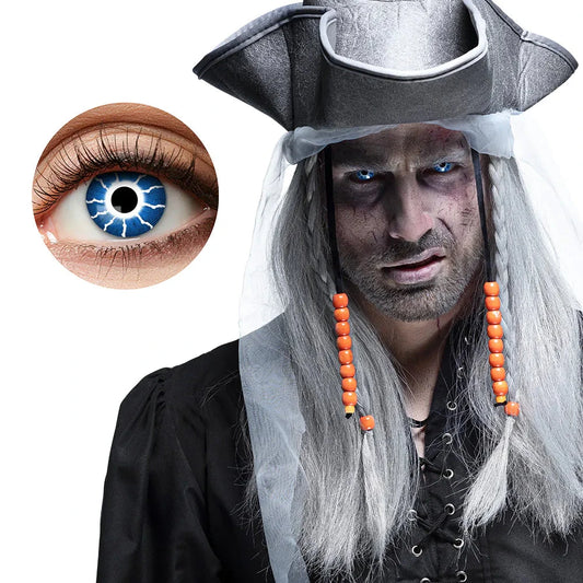 Blitzschlag Kontaktlinsen – Boland Halloween Cosplay 1 Woche Wiederverwendbar - Fasnacht24.ch