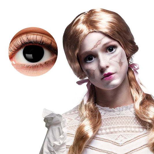 Boland Broken Doll 1-Woche Kontaktlinsen – 2 Stück, Rot, Komfortabel - Fasnacht24.ch