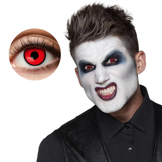 Kontaktlinsen 7-Tage Freak Rot – Boland Wiederverwendbare Party Linsen - Fasnacht24.ch