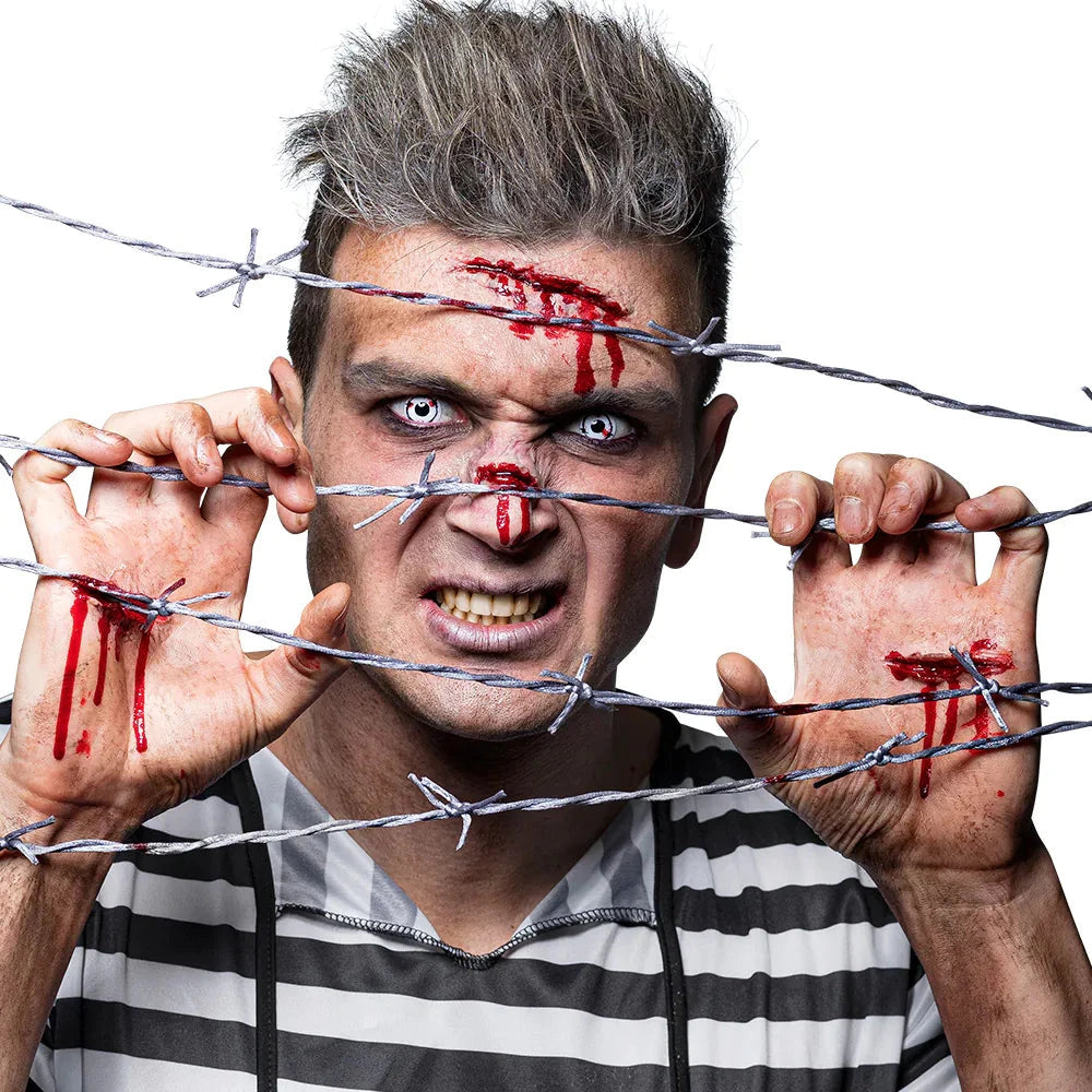 Bunte, wiederverwendbare Kontaktlinsen in einer Verpackung für sieben Tage Nutzung.