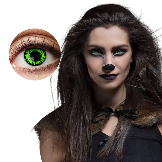 Kosmetische Boland She-Wolf Kontaktlinsen – 7 Tage, Opaque, Ohne Rezept - Fasnacht24.ch