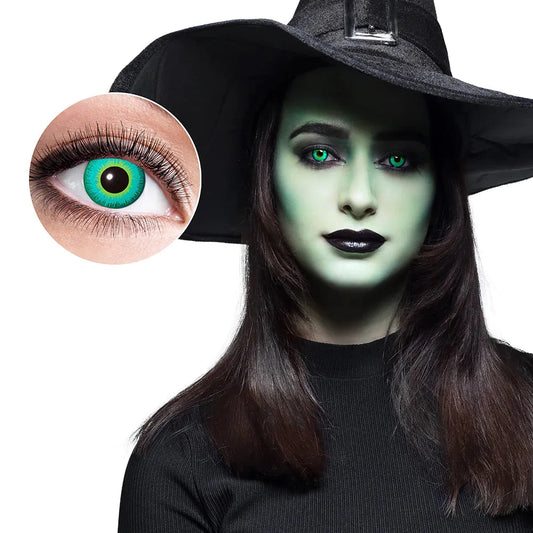 Hexen Kontaktlinsen Boland Witchcraft – 1-Woche, 2er Pack, Null Dioptrien - Fasnacht24.ch