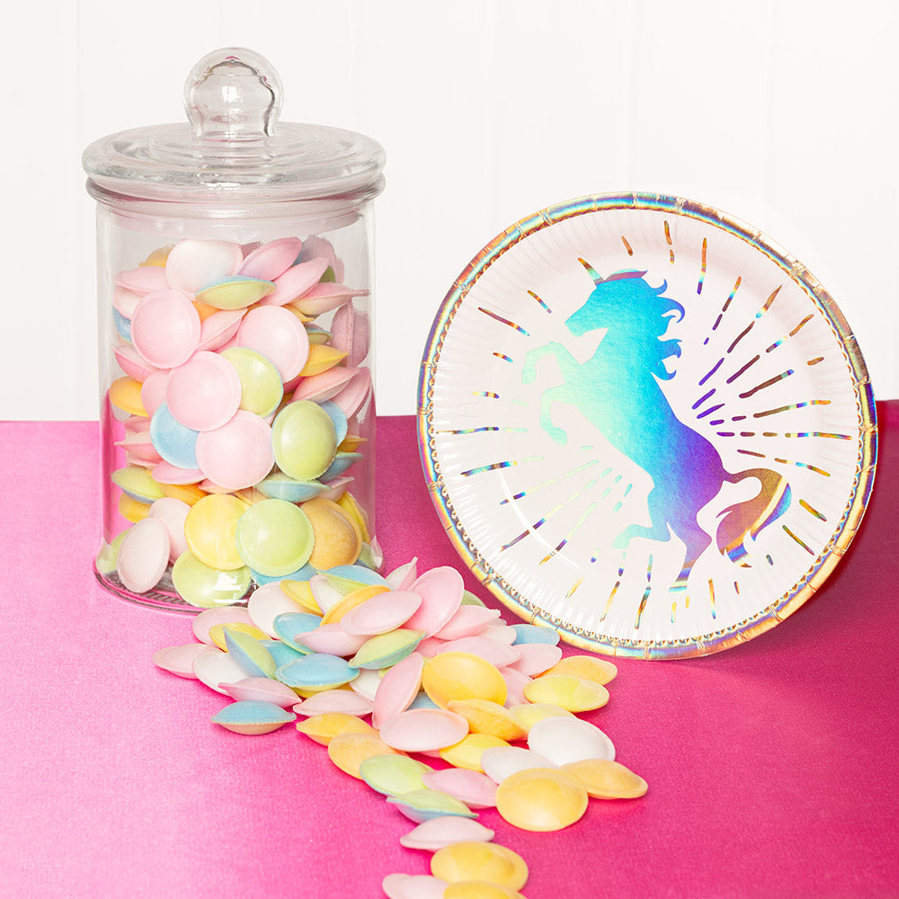 Boland Einhorn Pappteller – 10er Pack 23cm, 3-lagig, Einweg - Fasnacht24.ch