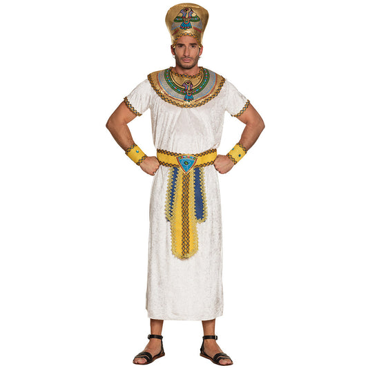 Boland Ägyptischer Kaiser Imhotep Kostüm – Leichtes Synthetik, Goldakzente – Produktansicht