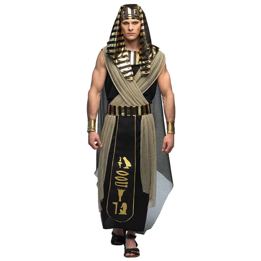 Boland Ägyptischer Pharao Anubis Herrenkostüm – Komplett-Set Polyester Gold - Fasnacht24.ch