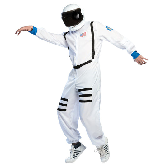 Boland Astronaut Kostüm – Leichter Polyester Herren Jumpsuit – Produktansicht