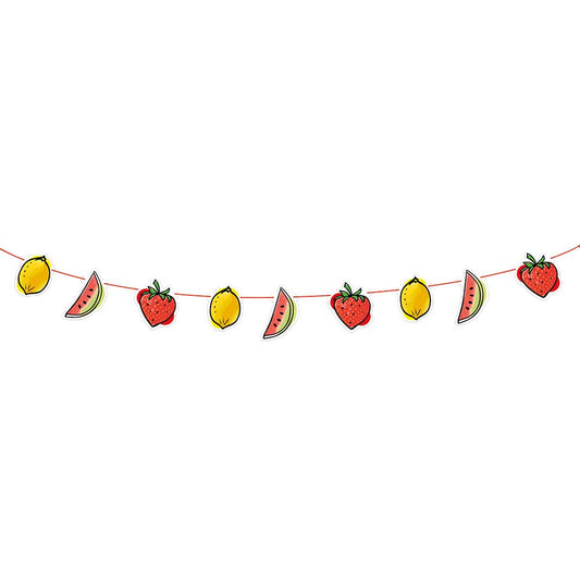 Boland Obst Pappbanner – 300 cm Sommer Geburtstag Deko - Fasnacht24.ch