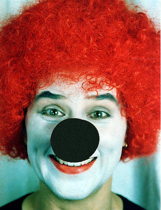 Clownnase Schaumstoff Schwarz – Boland Party-Accessoire - Fasnacht24.ch