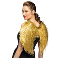 Boland Engelflügel Glamour Gold – Metallic Goldene Engelsflügel 40x55cm - Fasnacht24.ch