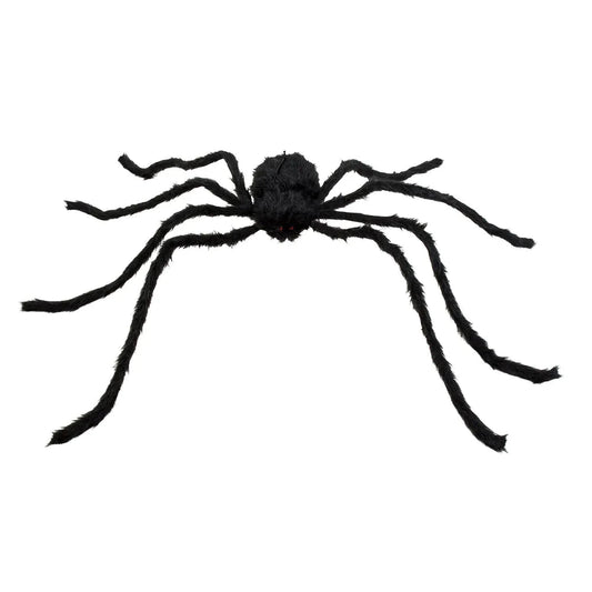 Halloween Realistische Spinne XL 75x125cm – Boland Haarige Deko - Fasnacht24.ch