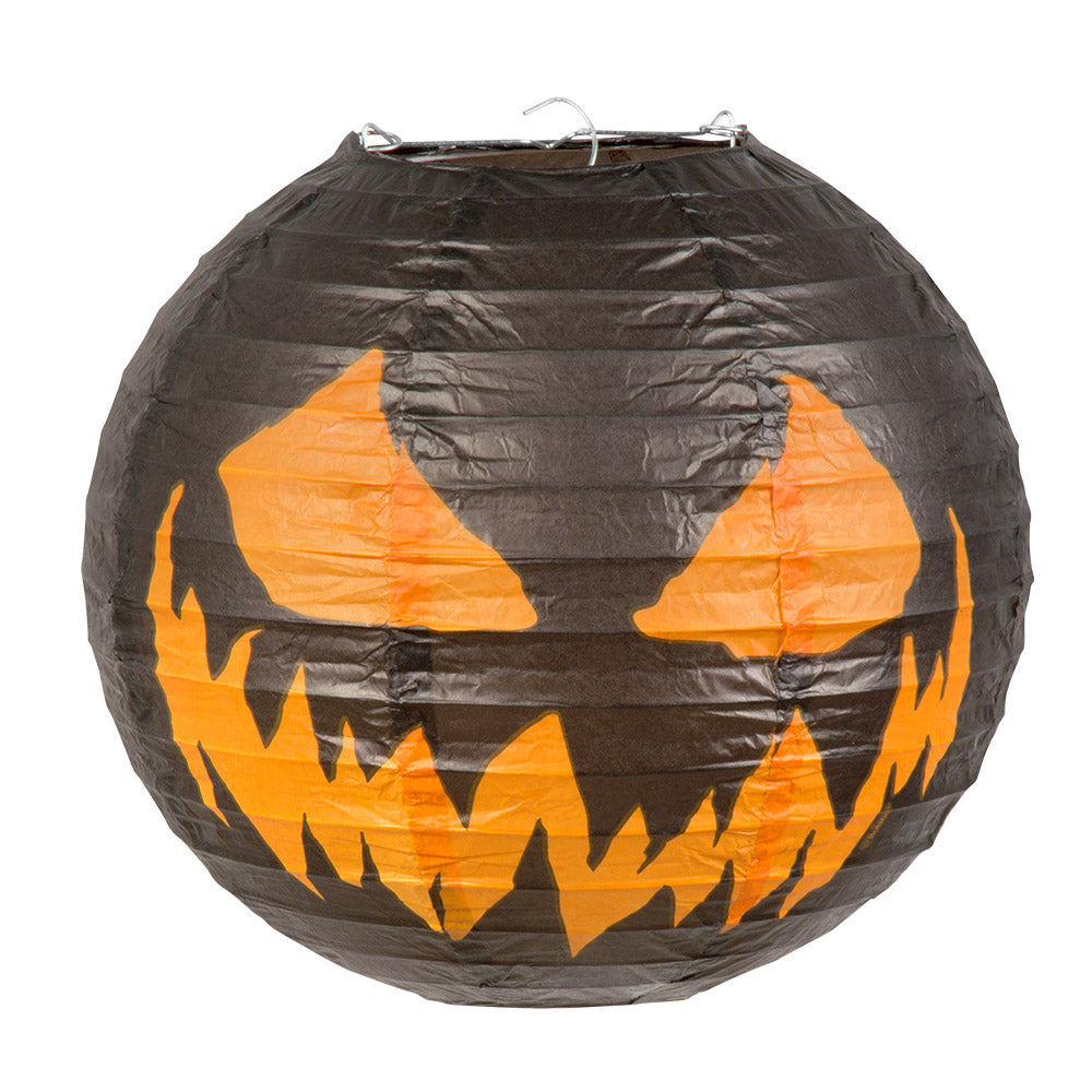 Halloween Kürbis Laterne – Boland 25cm Metall & Papier Deko - Fasnacht24.ch
