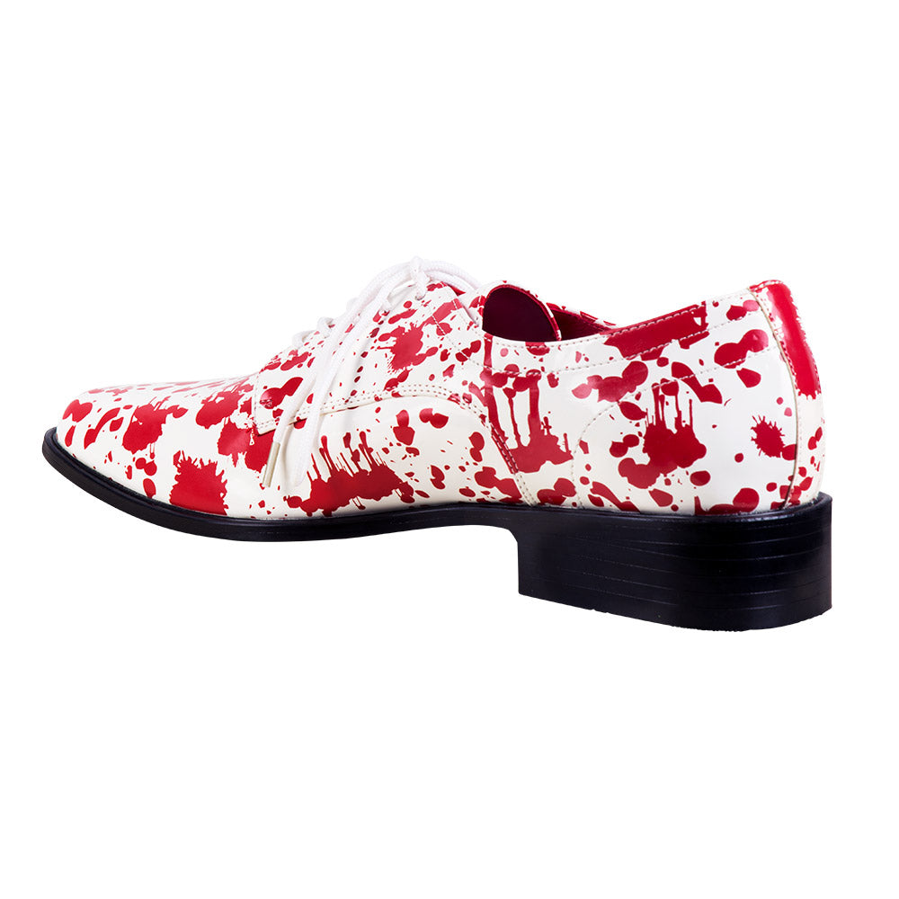 Horror Schuhe Herren – Boland Halloween Kostüm Schuhe Schwarz Leder - Fasnacht24.ch