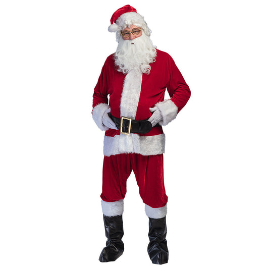Weihnachtsmann Kostüm L/XL – Boland Komplett Set Mit Samtjacke & Zubehör - Fasnacht24.ch