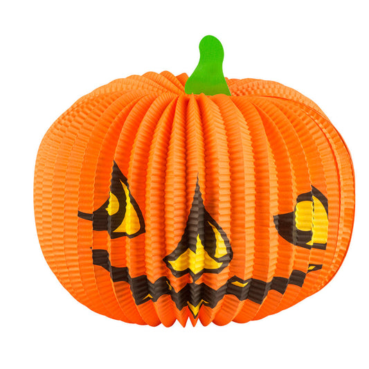 Boland Kürbis Laterne 36cm Halloween Dekoration wetterfest PVC Fasnacht24.ch